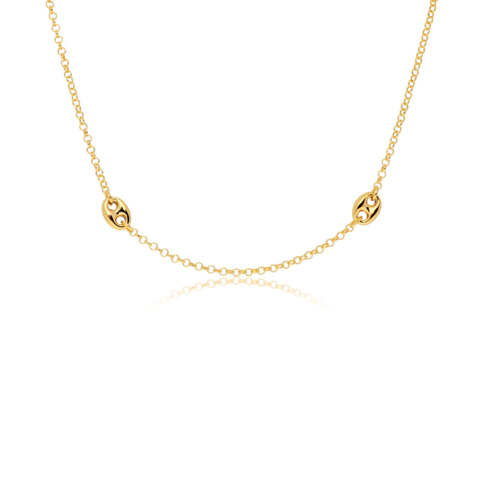 glow-102-8387-60-schakelketting-goudkleurig-koffieboon-3-mm-breedte-lengte-60-cm