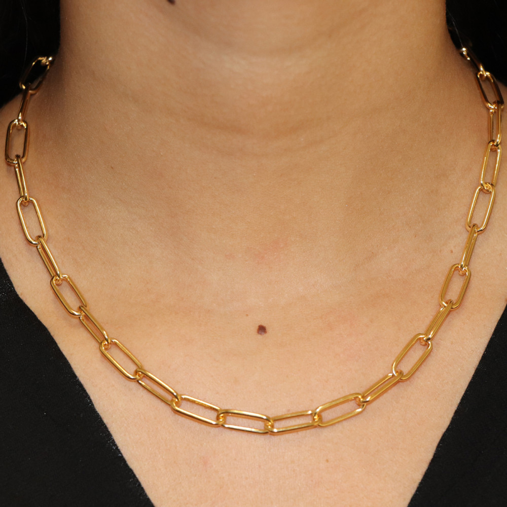 glow-102-8391-45-schakelketting-paperclip-gold-plated-6-mm-breedte-lengte-45-cm