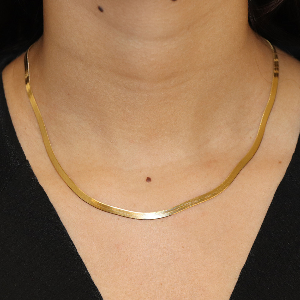 glow-102-8393-45-schakelketting-slang-gold-plated-4-mm-breedte-lengte-45-cm
