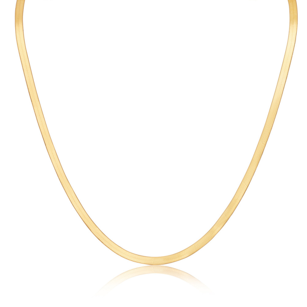 glow-102-8393-45-schakelketting-slang-gold-plated-4-mm-breedte-lengte-45-cm