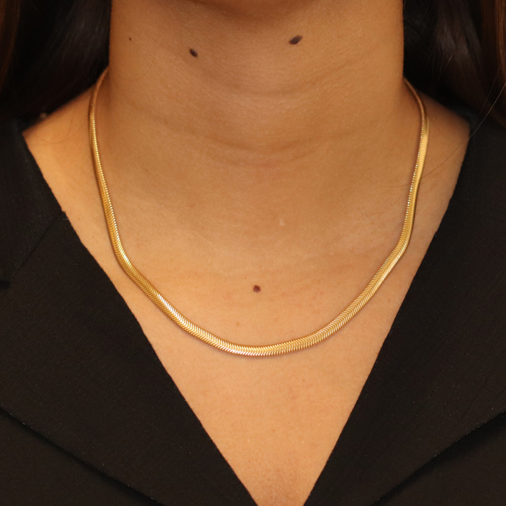 glow-102-8412-45-schakelketting-gold-plated-slangschakel-4-mm-breedte-lengte-45-cm