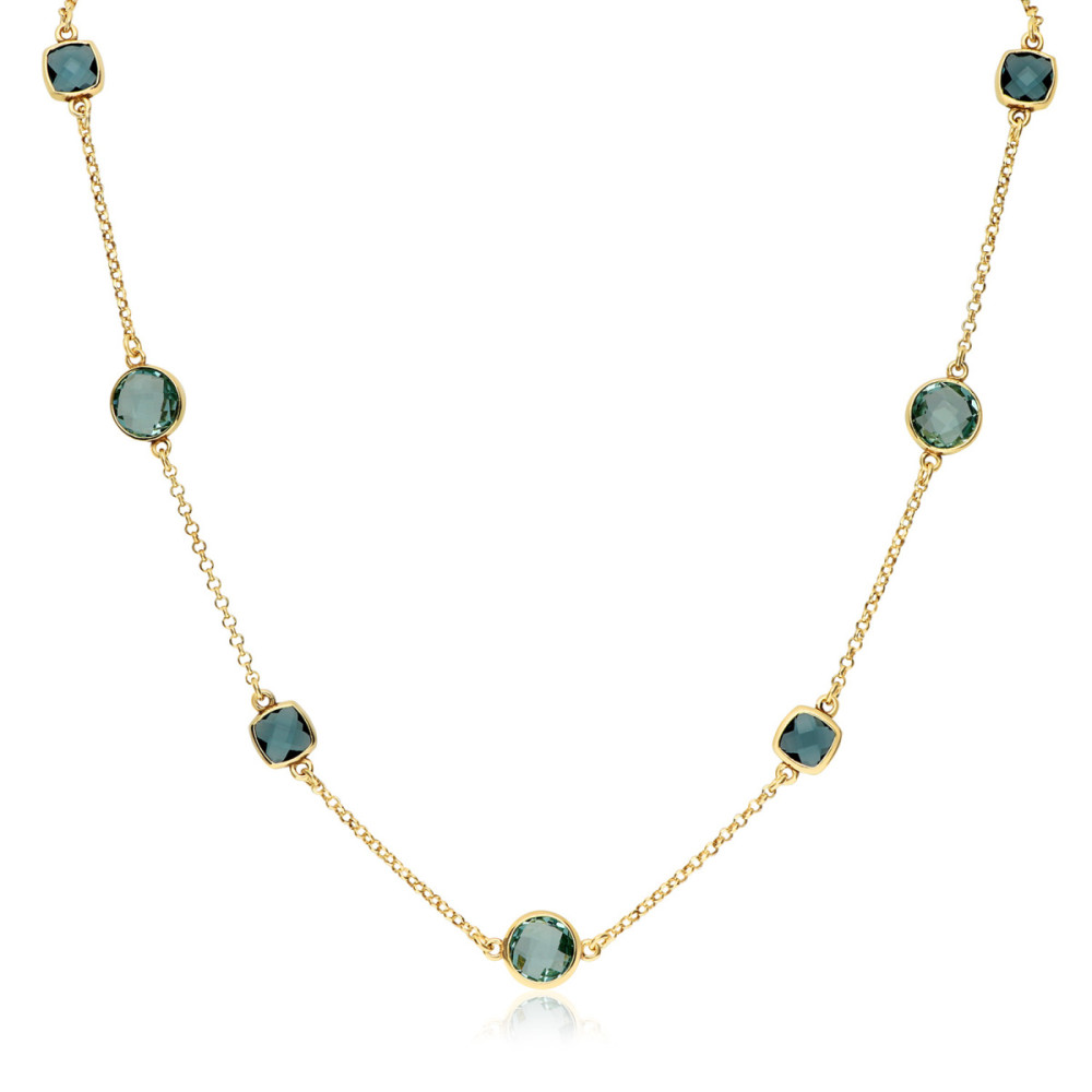 glow-102-8611-55-ketting-met-steen-gold-plated-jasseronschakel-zirkonia-blauw-9-mm-breed-lengte-55-cm