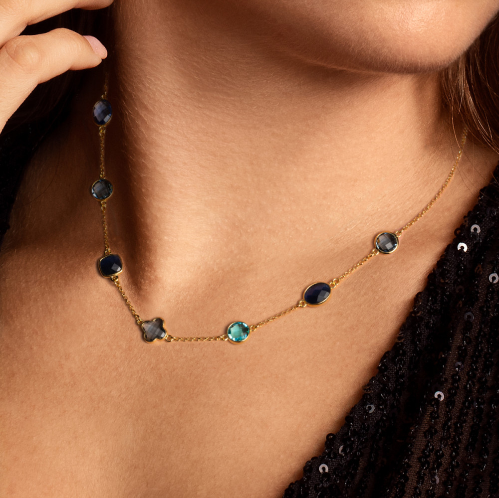 glow-102-8620-55-schakelketting-gold-plated-jasseron-zirkonia-blauw-tint-9-mm-breed-lengte-55-cm