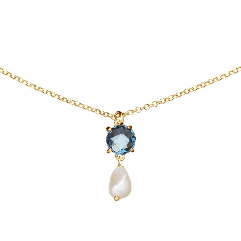 glow-102-8622-55-schakelketting-gold-plated-parel-zirkonia-blauw-jasseronschakel-lengte-55-cm