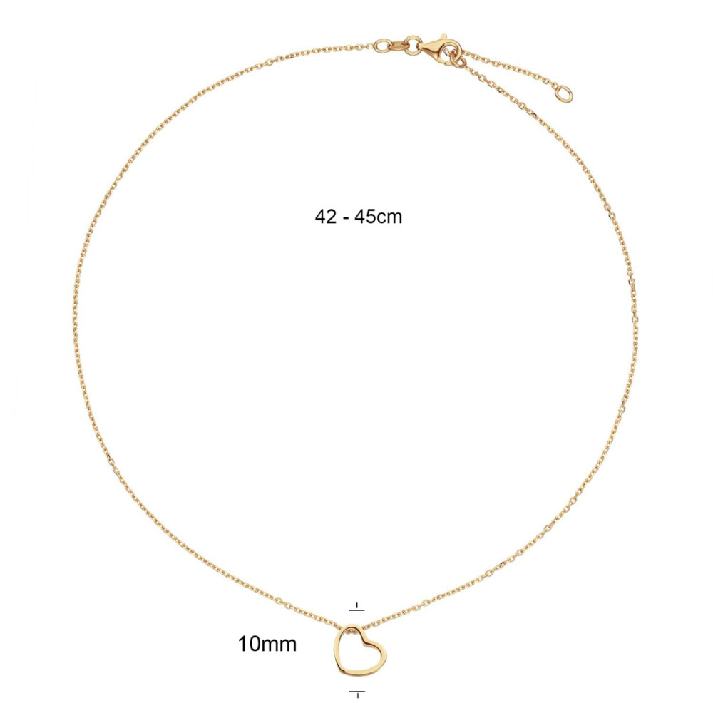 glow-102-8742-45-ketting-met-hanger-hartje-goudkleurig-10-mm-hoog-lengte-42-45-cm