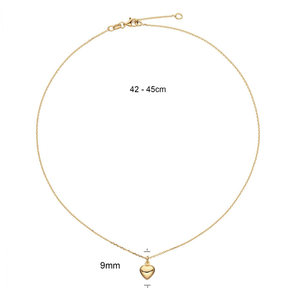 glow-102-8743-45-ketting-met-hanger-hartje-goudkleurig-9-mm-hoog-lengte-42-45-cm