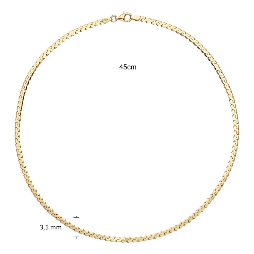 glow-102-8751-45-schakelketting-gold-plated-overige-schakel-3-5-mm-breedte-lengte-45-cm