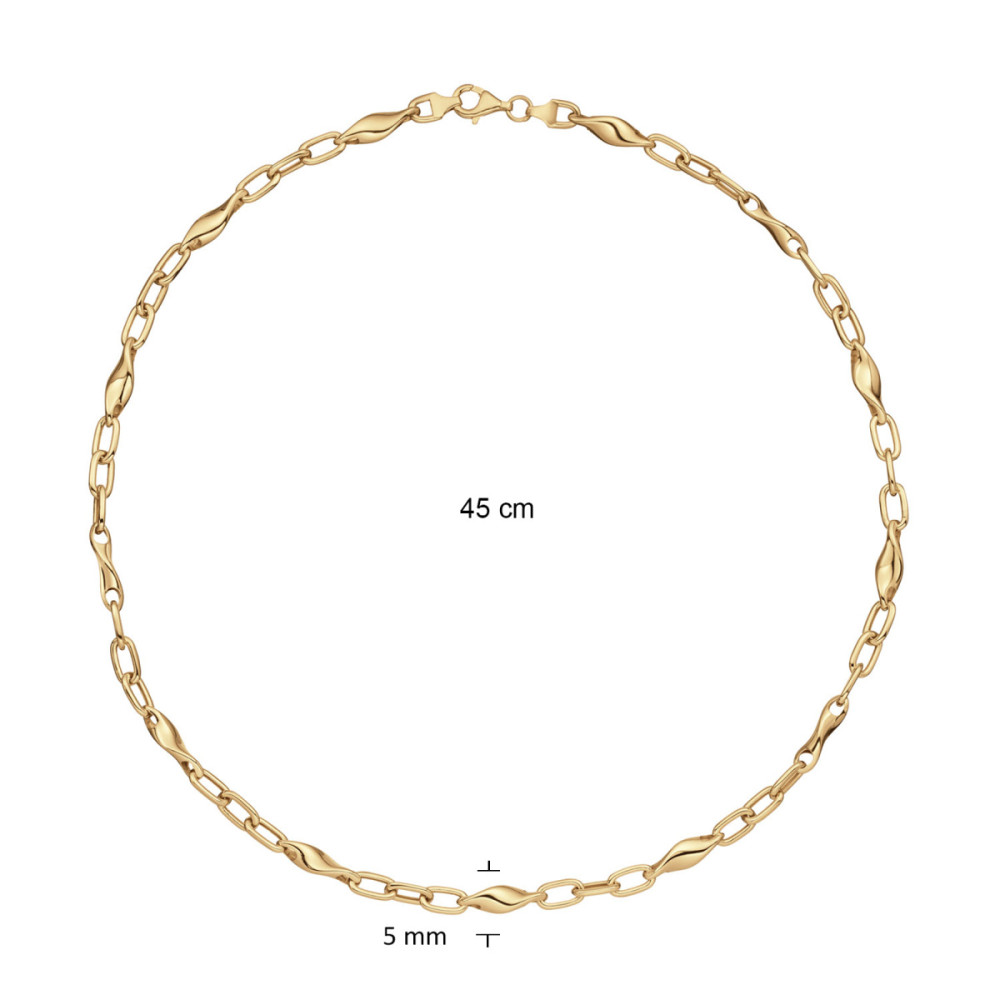 glow-102-8989-45-schakelketting-gold-plated-anker-5-mm-breedte-lengte-45-cm