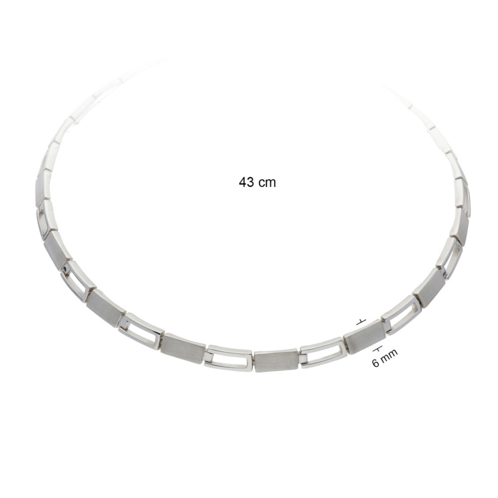 glow-103-0440-43-schakelketting-zilver-rechthoekschakel-6-mm-breedte-lengte-43-cm