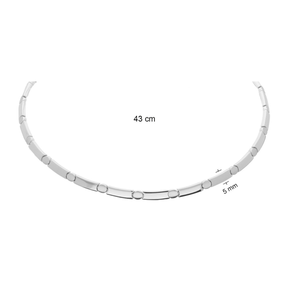 glow-103-4309-43-schakelketting-zilver-staafjes-5-mm-breedte-lengte-43-cm