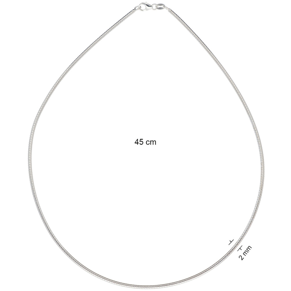 glow-103-7003-45-schakelketting-zilver-omega-2-mm-breedte-lengte-45-cm