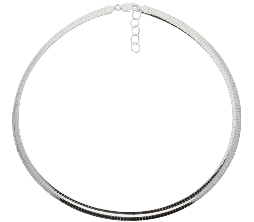 glow-103-7039-46-schakelketting-omega-zilver-glanzend-6-mm-breedte-lengte-50-cm
