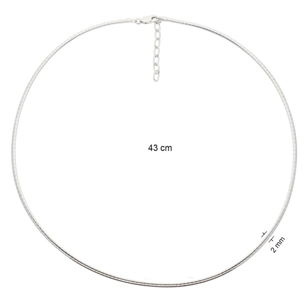 glow-103-7041-43-schakelketting-zilver-omega-2-mm-breedte-lengte-43-cm