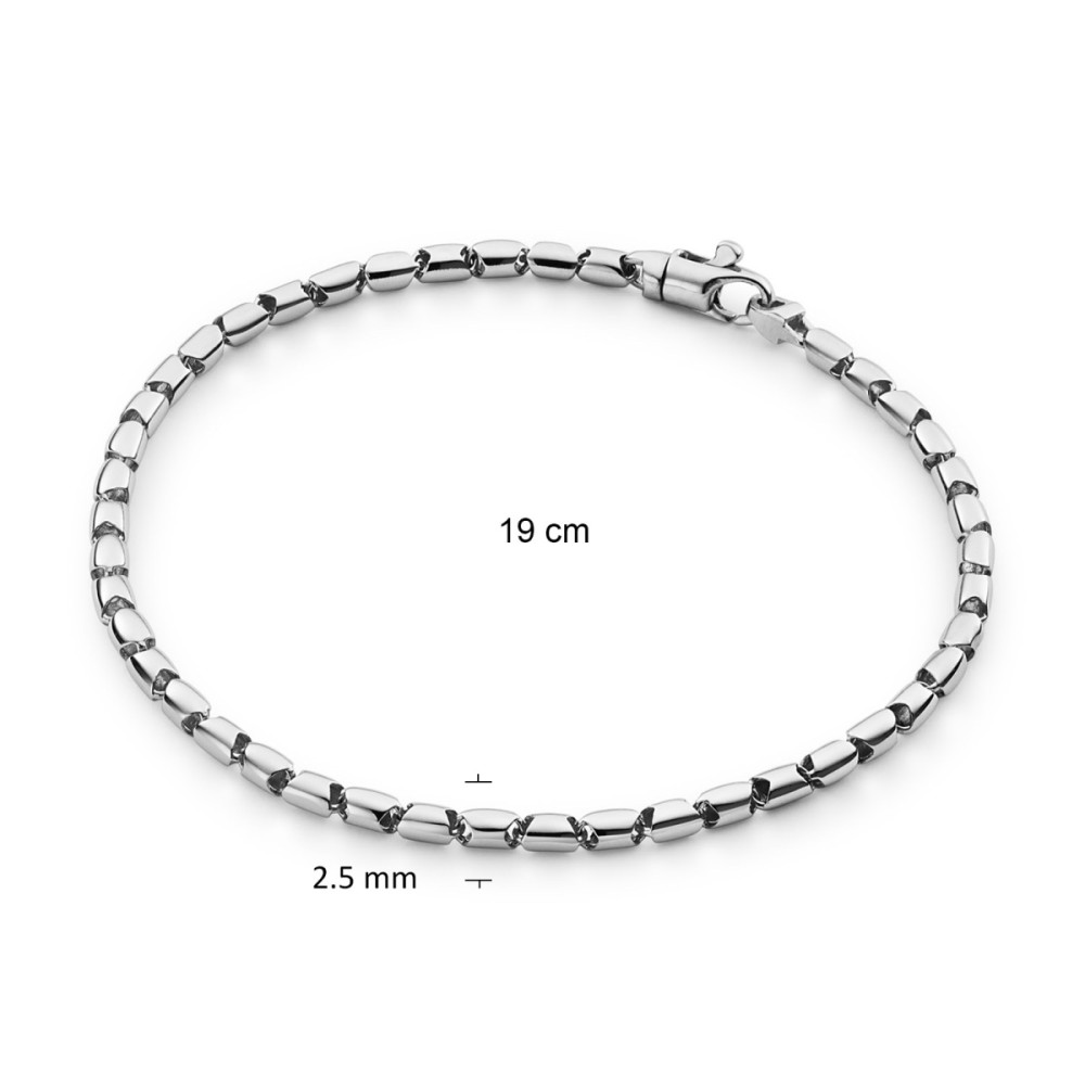 glow-104-0280-19-schakelarmband-zilver-glanzend-gerhodineerd-cilindrisch-2-5-mm-breedte-lengte-19-cm