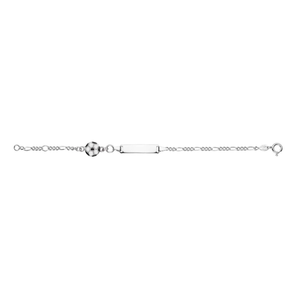 glow-104-0523-16-plaatarmband-kinderen-zilver-emaille-voetbalplaatje-25-mm-breed-x-5-mm-hoog-lengte-15-cm
