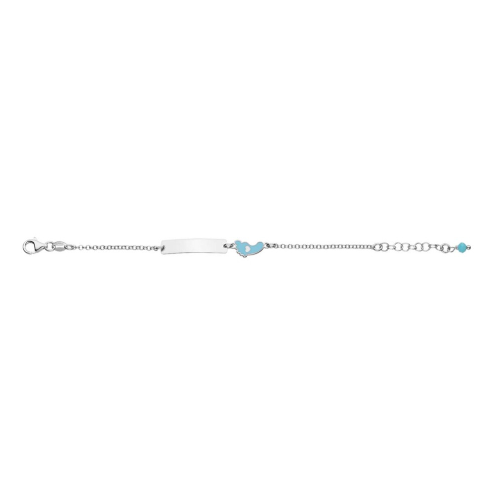 glow-104-0527-16-plaatarmband-kinderen-925-zilver-emaille-voetafdruk-zirkonia-blauw-25-mm-breed-x-5-mm-hoog-lengte-15-cm