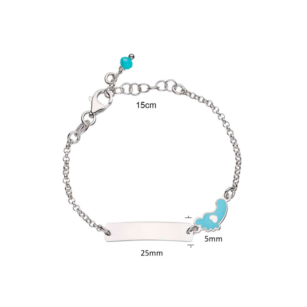 glow-104-0527-16-plaatarmband-kinderen-925-zilver-emaille-voetafdruk-zirkonia-blauw-25-mm-breed-x-5-mm-hoog-lengte-15-cm