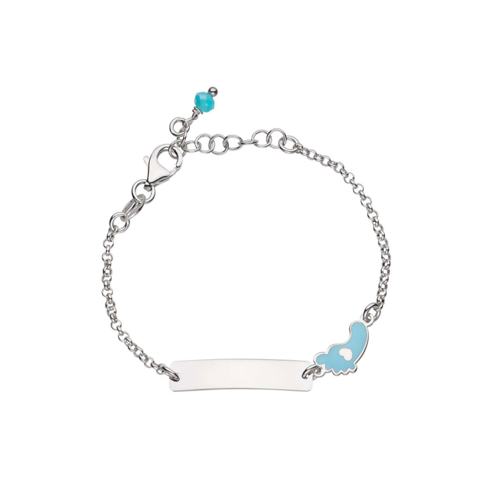 glow-104-0527-16-plaatarmband-kinderen-925-zilver-emaille-voetafdruk-zirkonia-blauw-25-mm-breed-x-5-mm-hoog-lengte-15-cm