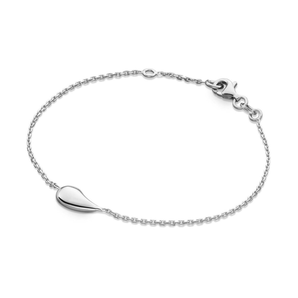glow-104-0697-19-armband-met-hanger-glanzend-zilver-druppel-10-mm-breed-x-5-mm-hoog-lengte-17-19-cm