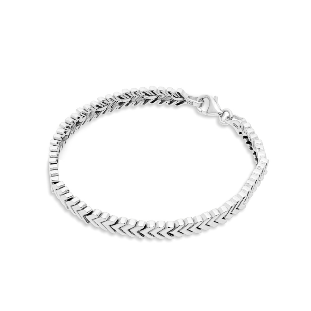glow-104-1460-19-schakelarmband-zilver-glanzend-vossenstaartmotief-lengte-19-cm