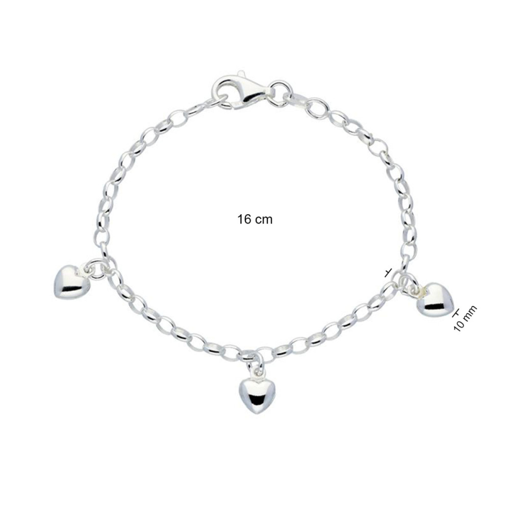 glow-104-1970-16-armband-met-hanger-zilver-hartjes-glanzend-gerhodineerd-10-mm-hoog-lengte-16-cm