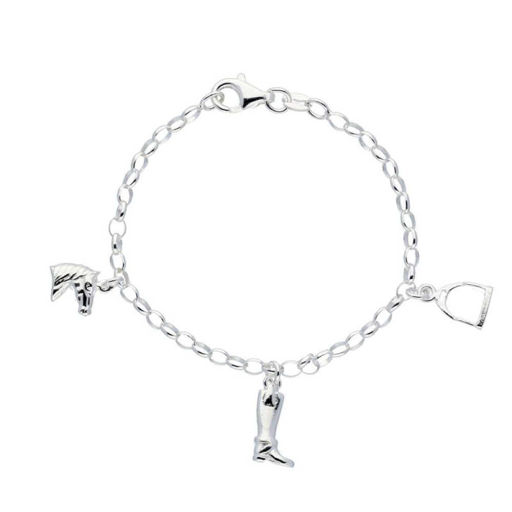 glow-104-1983-16-armband-met-hanger-zilver-paardenhoofd-en-laars-16-mm-hoog-lengte-16-cm