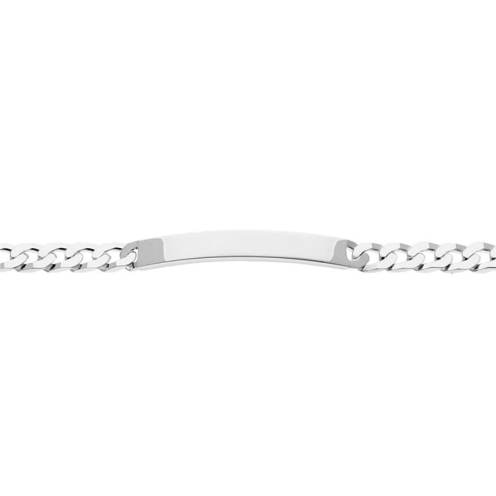 glow-104-2052-20-plaatarmband-zilver-gourmet-schakel-glanzend-rechthoekig-plaatje-6-mm-hoog-lengte-20-cm