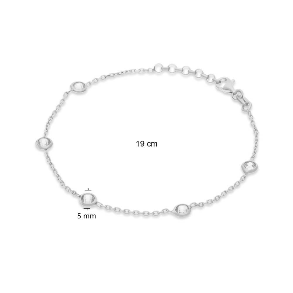 glow-104-2339-19-armband-met-steen-zilver-zirkonia-cabochon-rond-5-mm-diameter-lengte-19-cm