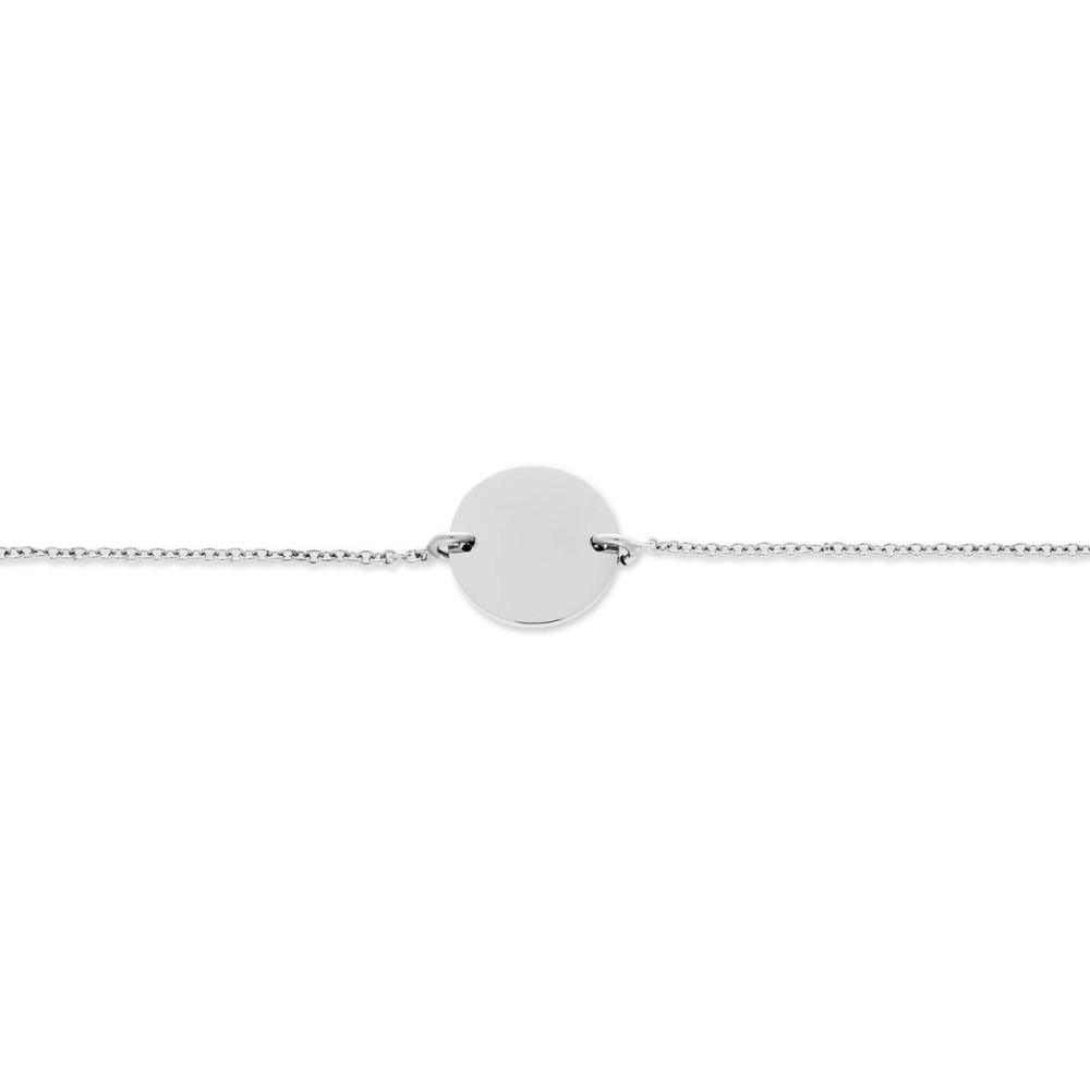 glow-104-2370-15-armband-met-hanger-zilver-glanzend-rond-plaatje-12-mm-diameter-lengte-15-cm