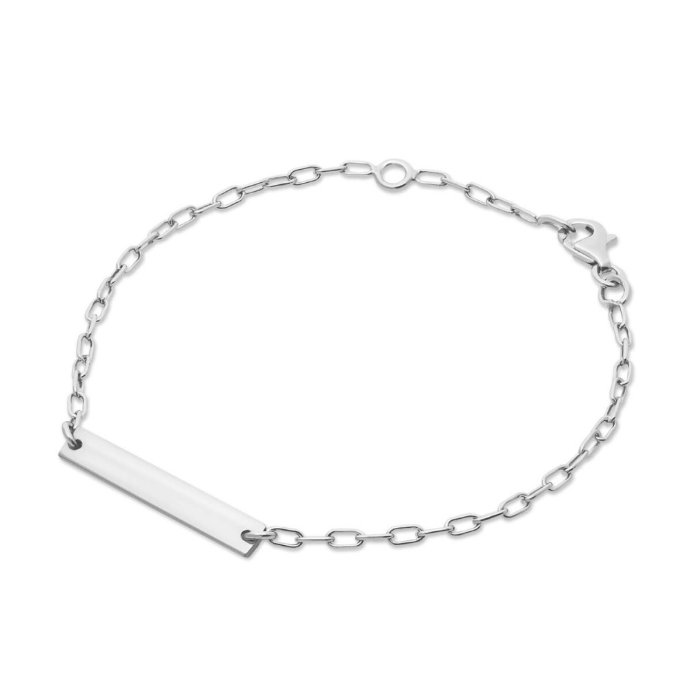 glow-104-2378-19-plaatarmband-gepersonaliseerd-zilver-rechthoekige-hanger-25-mm-breed-x-4-mm-hoog-lengte-19-cm