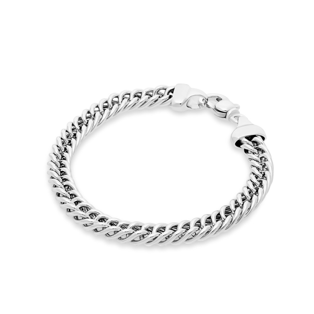 glow-104-2388-20-schakelarmband-glanzend-gerhodineerd-zilver-gourmet-7-mm-breedte-lengte-20-cm