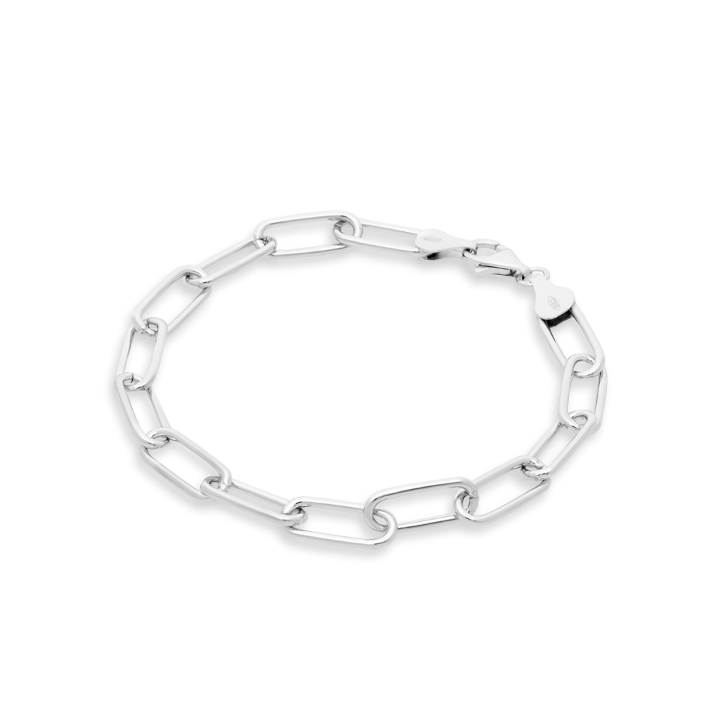 glow-104-2391-20-schakelarmband-zilver-glanzend-ankerpaperclip-3-mm-breedte-lengte-19-cm