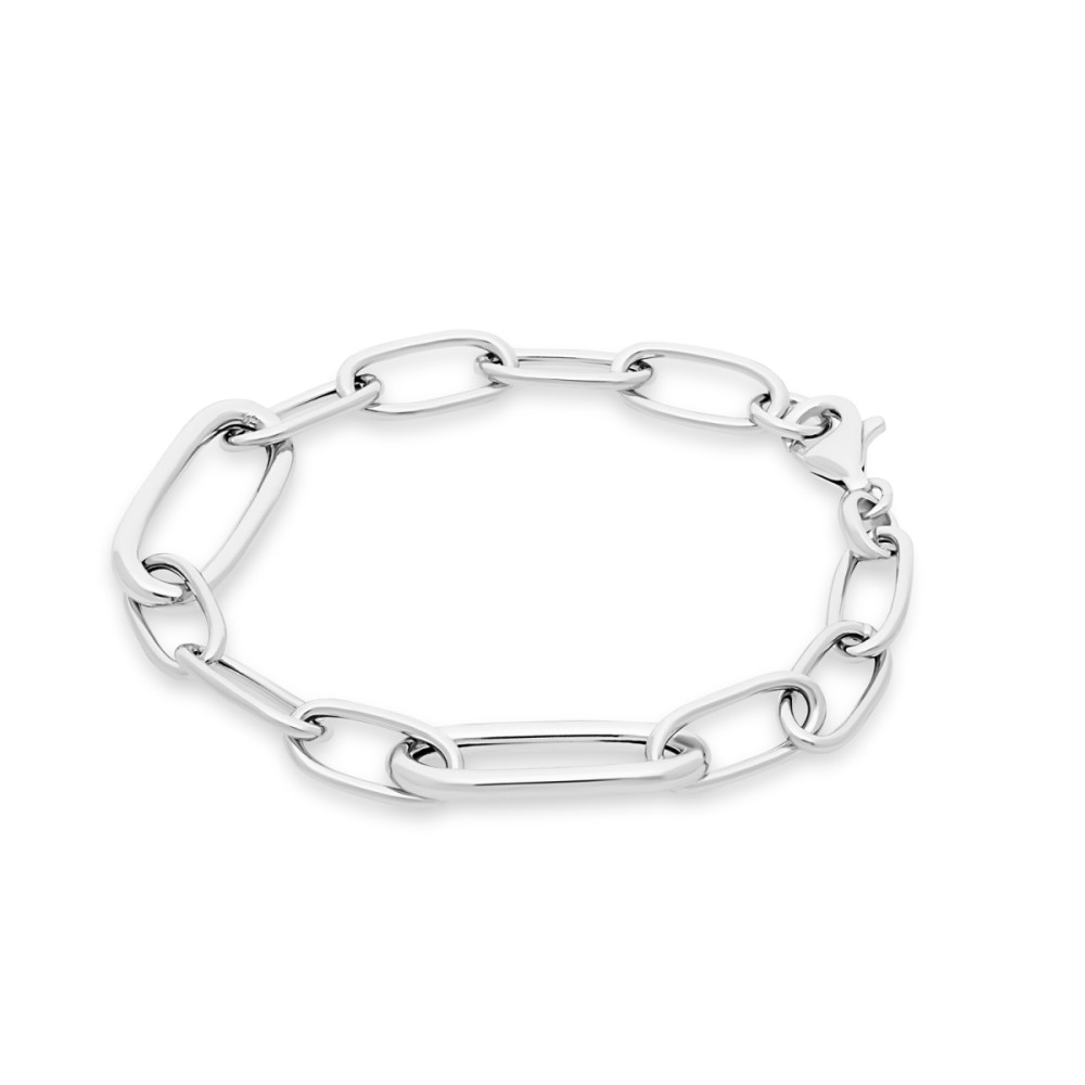 glow-104-2395-20-schakelarmband-zilver-glanzend-gerhodineerd-paperclip-11-mm-breedte-lengte-20-cm