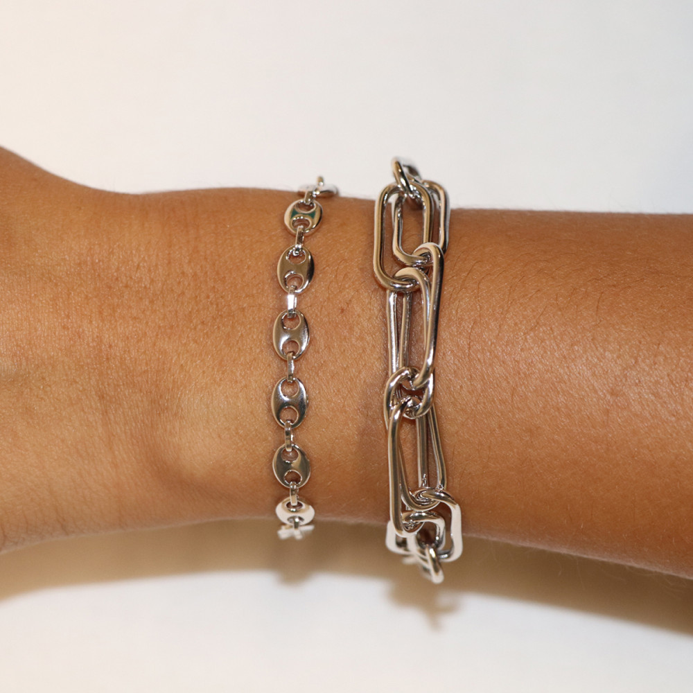 glow-104-2397-20-schakelarmband-zilver-glanzend-rechthoekige-papierclip-schakels-9-mm-breedte-lengte-20-cm