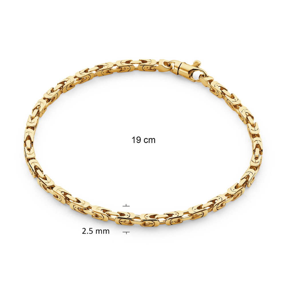 glow-104-8255-19-schakelarmband-met-koningsschakel-glanzend-goudkleurig-zilver-2-5-mm-breedte-lengte-19-cm