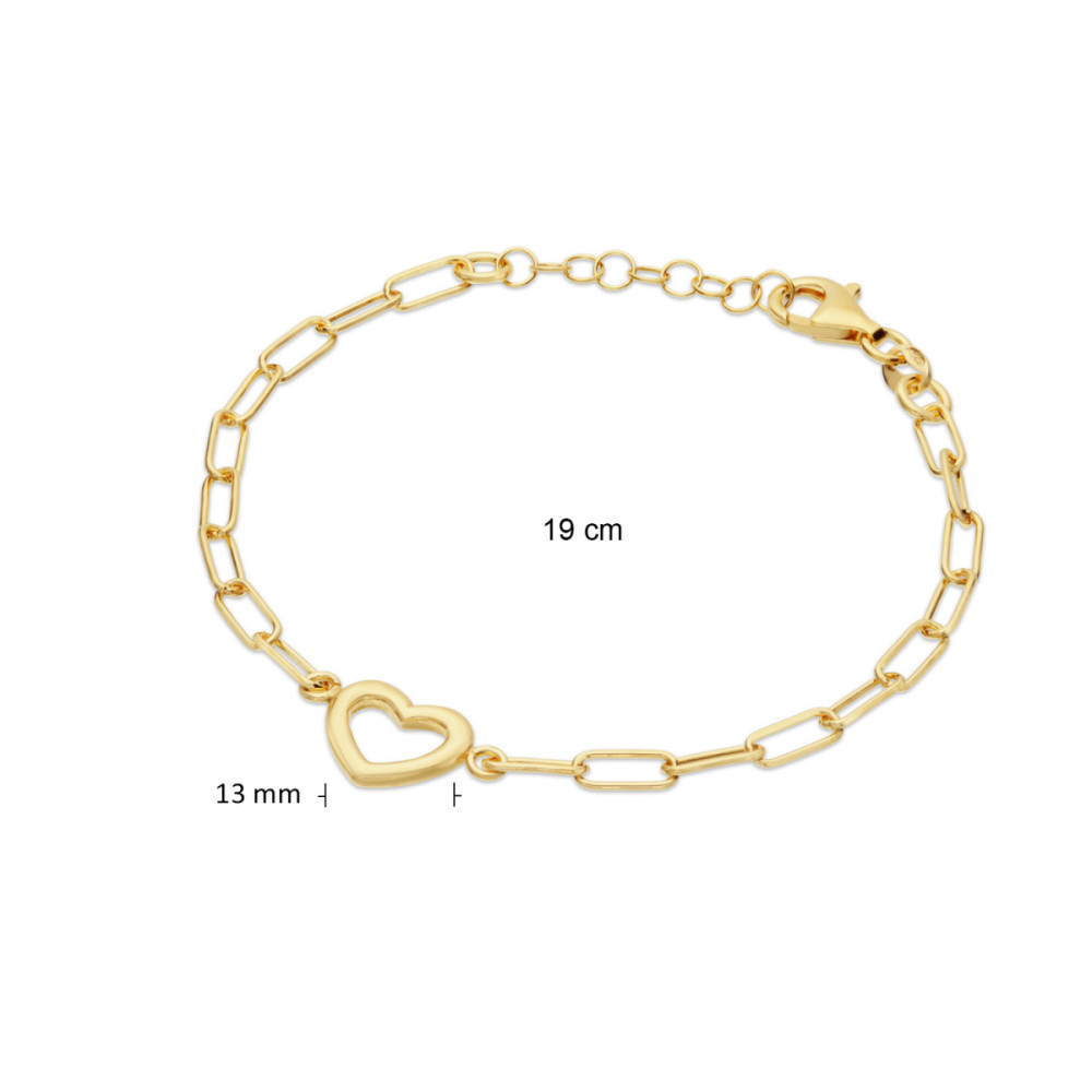 glow-104-8334-19-armband-met-hanger-glanzend-goudkleurig-hartje-13-mm-hoog-lengte-19-cm