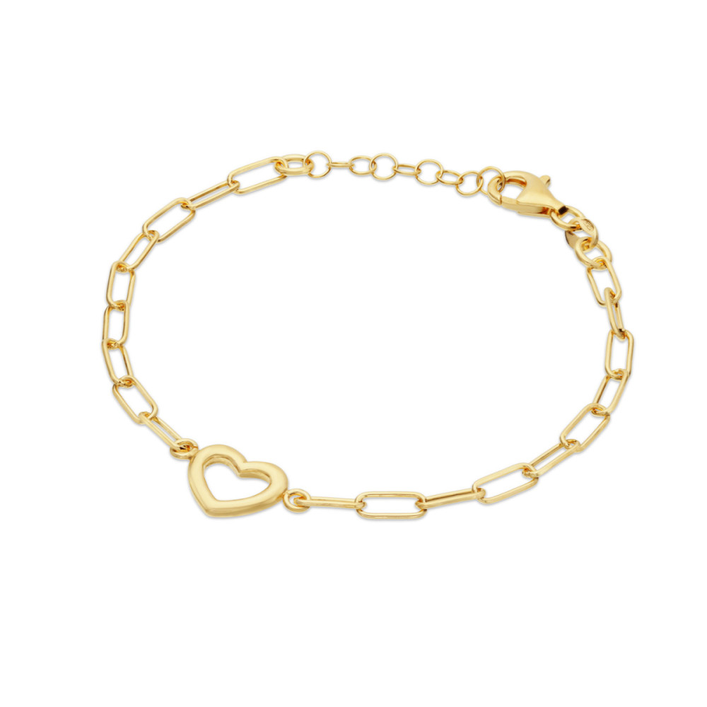 glow-104-8334-19-armband-met-hanger-glanzend-goudkleurig-hartje-13-mm-hoog-lengte-19-cm