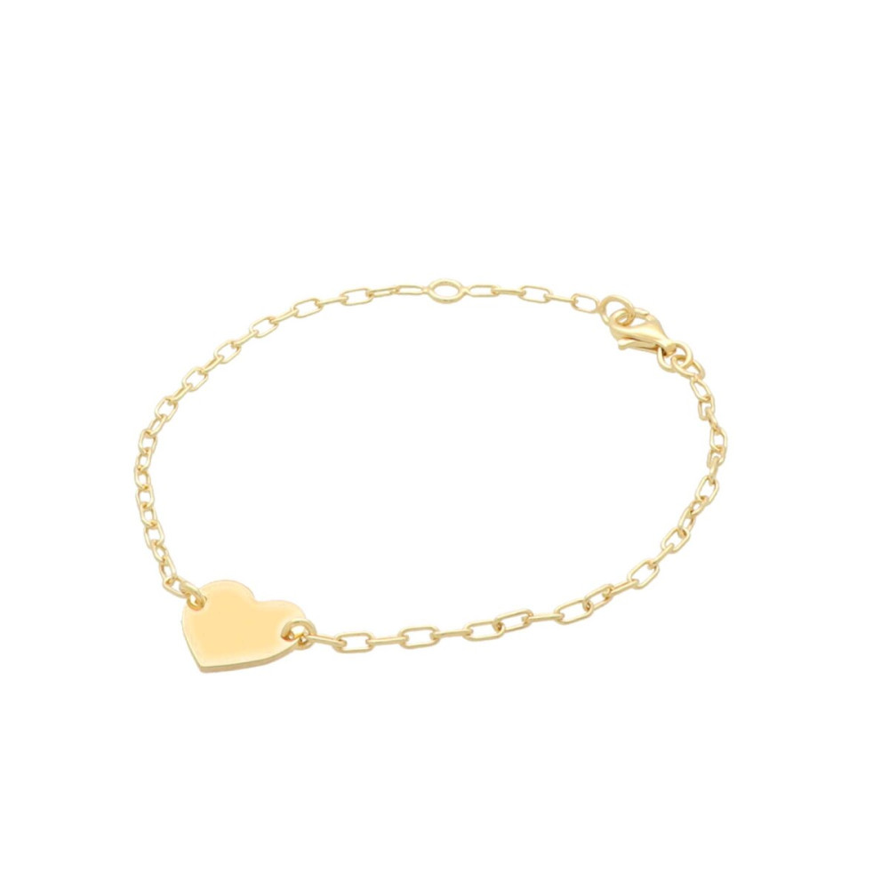 glow-104-8380-19-armband-met-hanger-gold-plated-hartje-glanzend-11-mm-hoog-lengte-19-cm