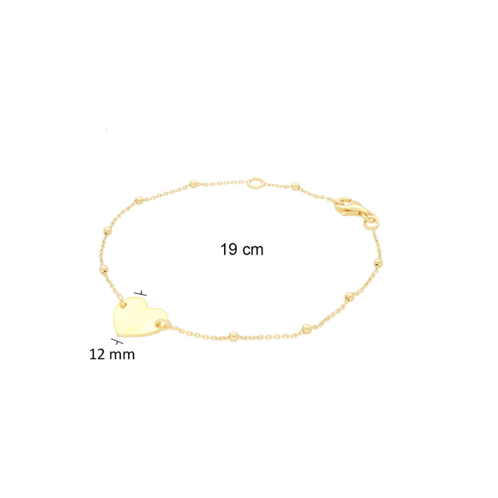 glow-104-8381-19-armband-met-hanger-glanzend-goudkleurig-hartje-12-mm-hoog-lengte-19-cm