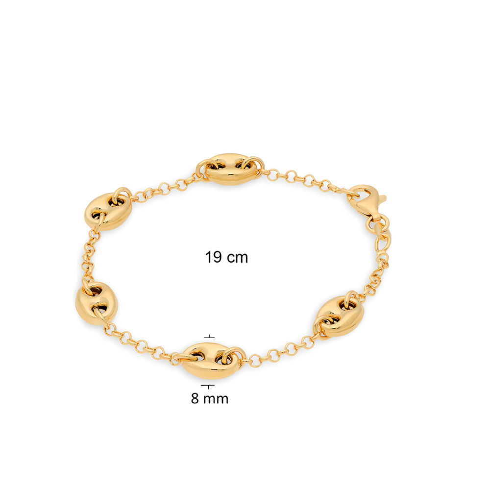 glow-104-8387-19-schakelarmband-goudkleurig-glanzend-ovale-elementen-8-mm-breedte-lengte-19-cm