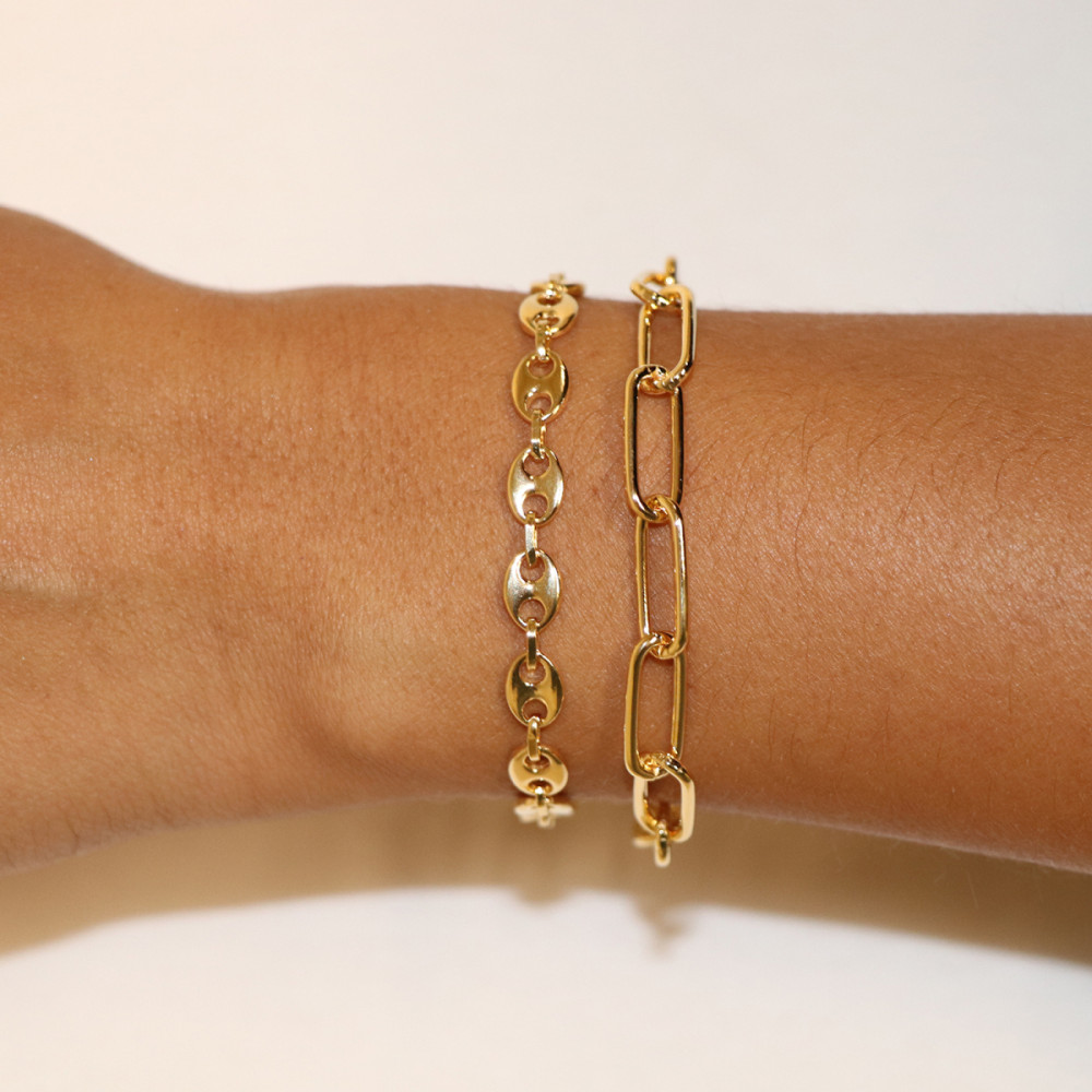 glow-104-8391-20-schakelarmband-gold-plated-paperclip-glanzend-6-mm-breedte-lengte-20-cm