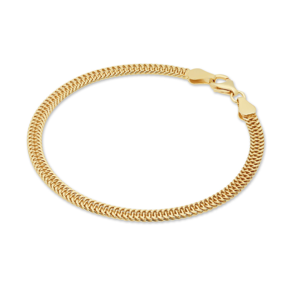 glow-104-8414-19-schakelarmband-goudkleurig-glanzend-vossenstaart-4-mm-breedte-lengte-19-cm