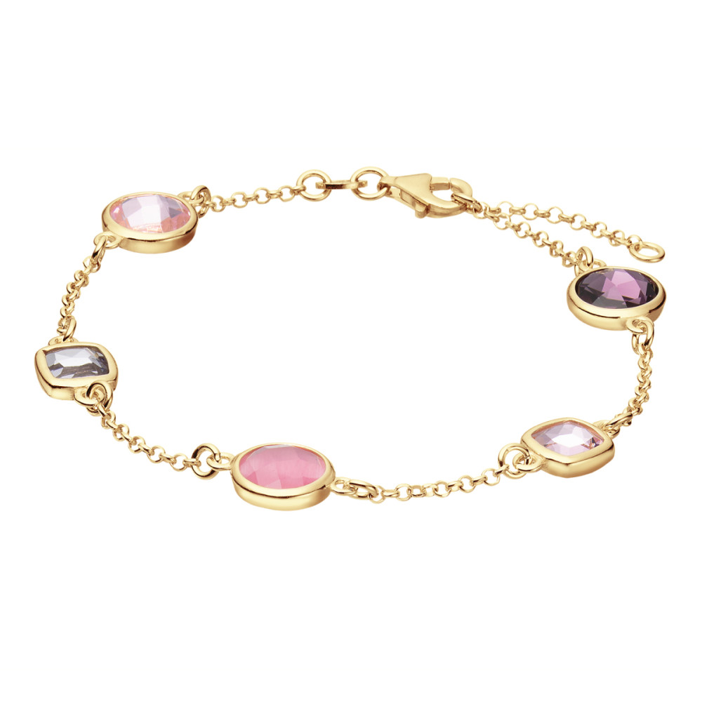 glow-104-8621-19-armband-met-steen-goudkleurige-jasseron-zirkonia-hanger-9-mm-hoog-lengte-19-cm