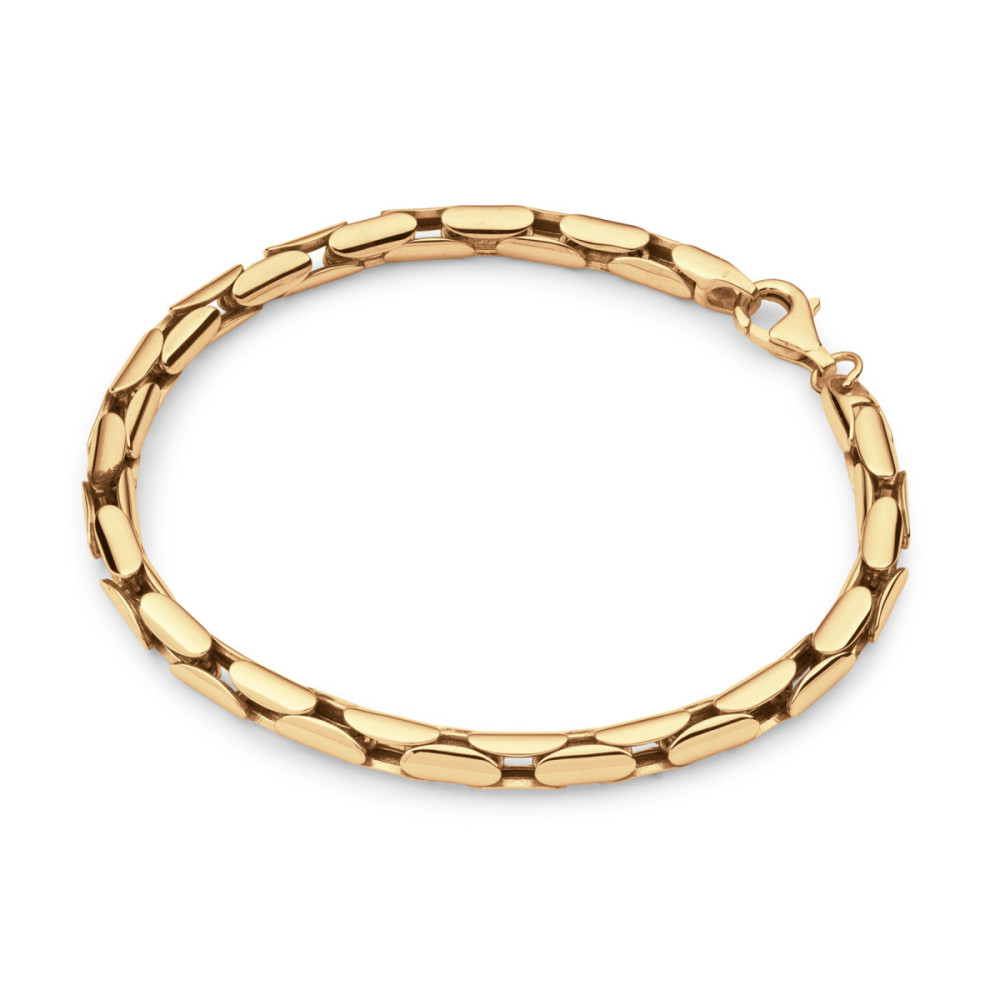 glow-104-8987-19-schakelarmband-gold-plated-glanzend-rechthoekige-schakels-5-mm-breedte-lengte-19-cm