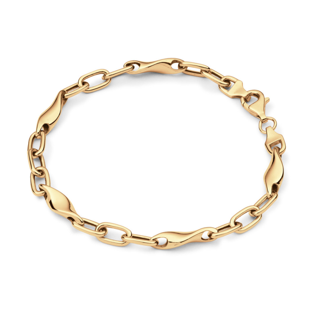 glow-104-8989-19-schakelarmband-gold-plated-glanzend-ovaal-vloeiende-vormen-5-mm-breedte-lengte-19-cm