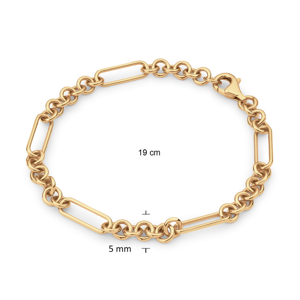 glow-104-8990-19-schakelarmband-gold-plated-glanzend-afwisselend-patroon-5-mm-breedte-lengte-19-cm
