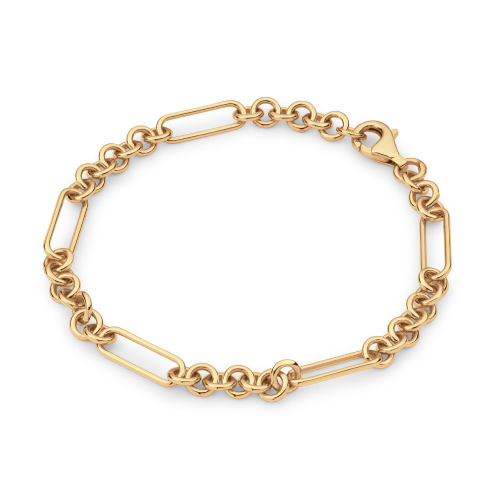glow-104-8990-19-schakelarmband-gold-plated-glanzend-afwisselend-patroon-5-mm-breedte-lengte-19-cm