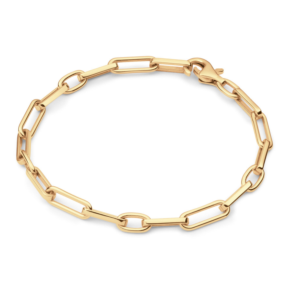 glow-104-8991-19-schakelarmband-glanzend-gold-plated-paperclip-5-mm-breedte-lengte-19-cm