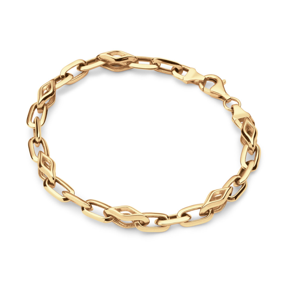 glow-104-8996-19-schakelarmband-gold-plated-glanzend-ovaal-ruitvormig-6-mm-breedte-lengte-19-cm