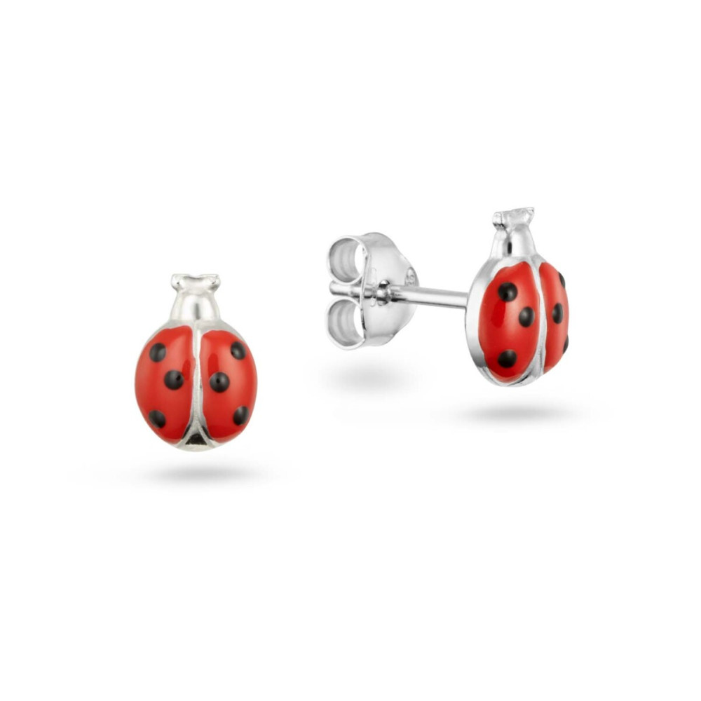 glow-106050400-oorknopjes-lieveheersbeestje-925-zilver-emaille-glanzend-7-mm-hoog